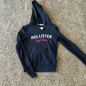 vintage hollister surf tour navy hoodie size small